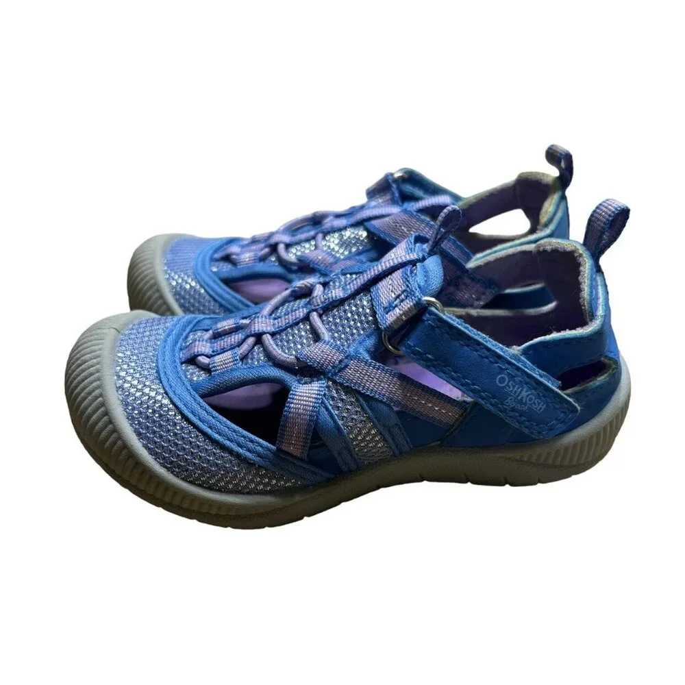 OshKosh Sz 7 Periwinkle Mila Sneaker Sandals